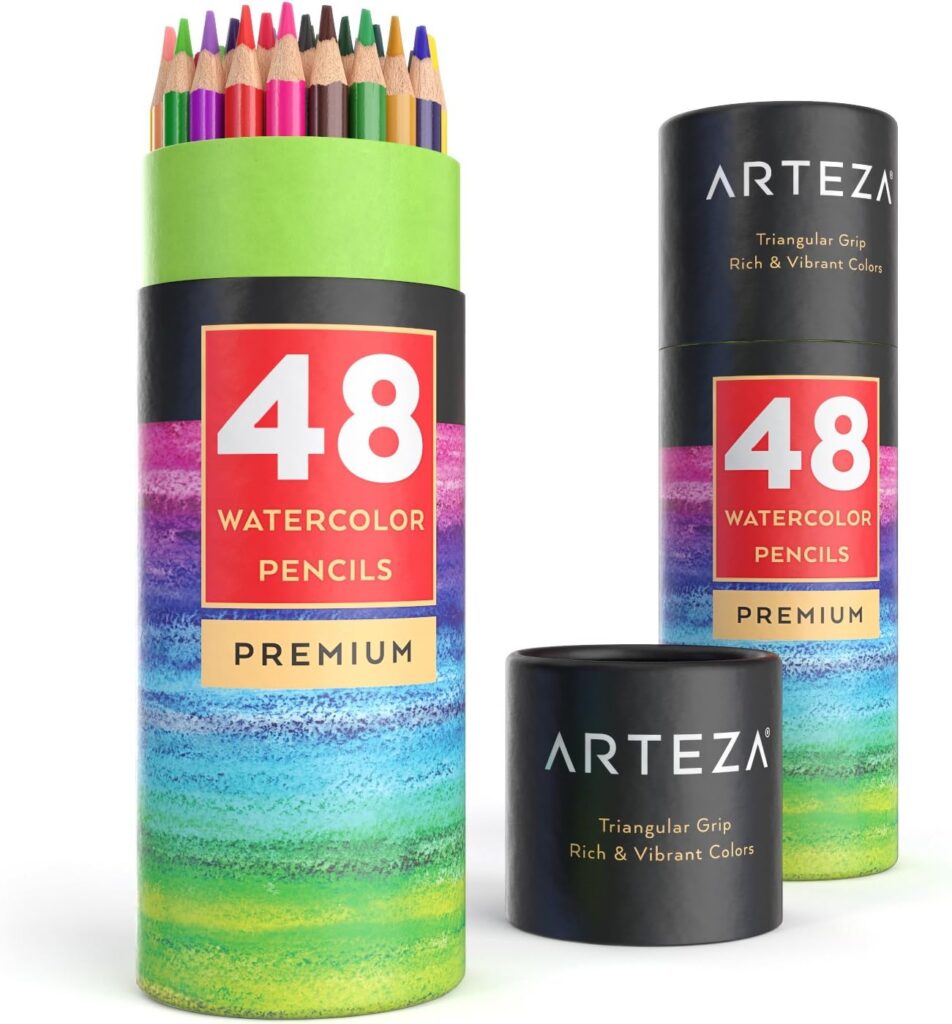 Best High-Grade Professional Watercoloured Pencils For Artists